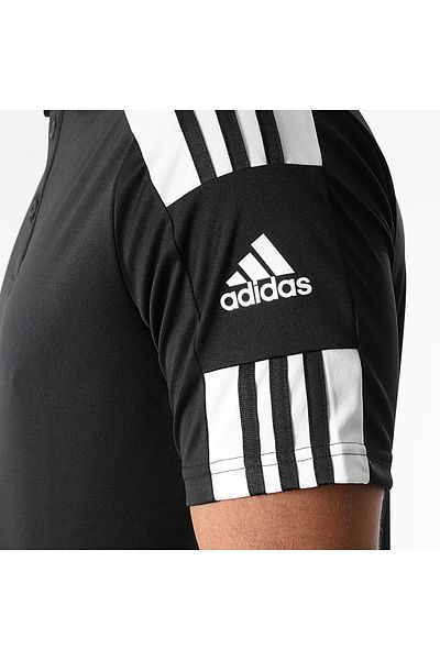 adidas Sq21 Polo Ανδρικό T-Shirt Polo Casual GK9556 Μαύρο