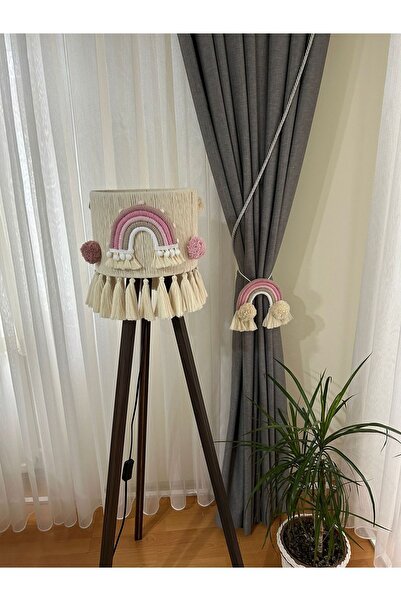 Tasarı Sanatı Ev Bebek Çocuk Odası Lambader Başlığı ve Perde Bağı ( AYAK DAHİL DEĞİLDİR) -Özelleştirilebilir