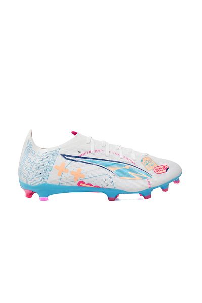 Puma Ultra 5 Match Vol. Up Fg/Ag Men's Grass Floor Crampon 10806401 White