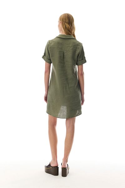 Mudo A Form Shirt Collar Mini Dress