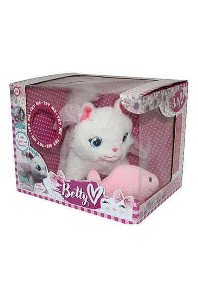 BAMBOLİNA Bambolina Plush Betty Crawling Cat, Soft, Adorable, Sound Effect, 24 Months+ - 24 cm