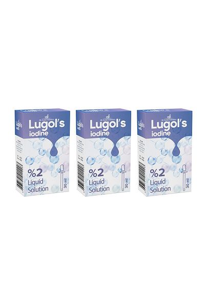 DR. CLAIM FORMULA Lugol's Solution Iodine 2% Drops 30 ml - 3 Pieces