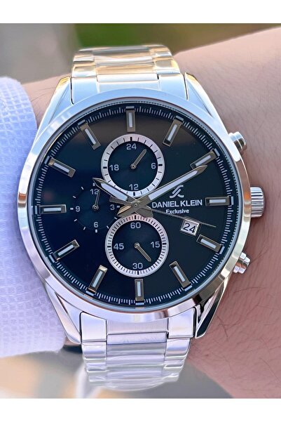 Daniel Klein Efsane Model Damat Saati Çelik Kordon Iç Fonksiyonları 30mt Suya Dayanıklı Aktif Erkek Kol Saati