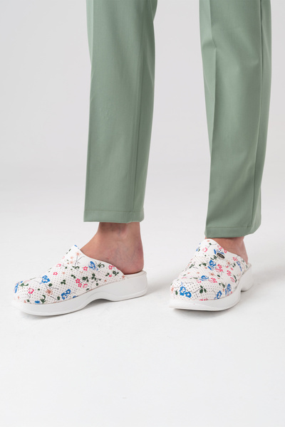 ÇİZGİ MEDİKAL Papuci Sabo pentru femei, clasici, perforați, ortopedici, papuci pentru medicul de spital