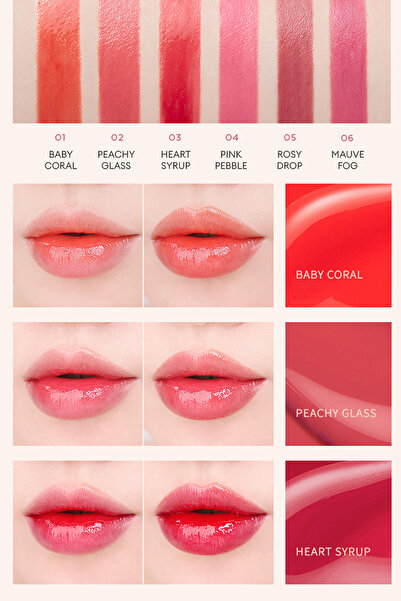 Missha Uzun Süre Kalıcı, Nemli Bitiş Sunan Parlak Tint Dare Tint Dewy Drop (Peachy Glass)