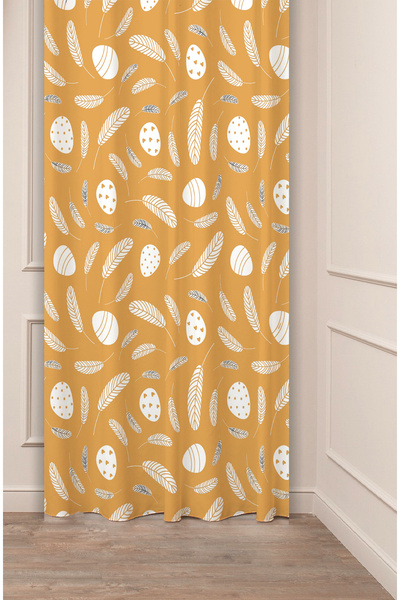 GREENDECOR Leaf Bohemian Antique Ethnic Patterned Special Design Digital Prin...