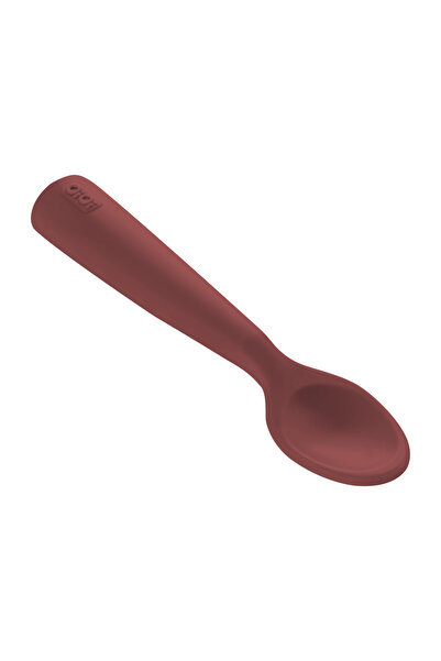 OiOi Silicone Nam Food Spoon 6 Months 2 Li Rose & Gray