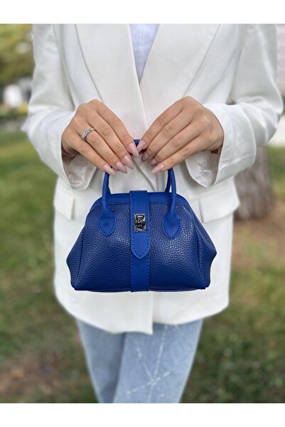 DEV 3 ADAM Nçs Saks Blue Mini Women's Hand and Shoulder Bag - Minimal State of Elegance (En:18~Boy:13)