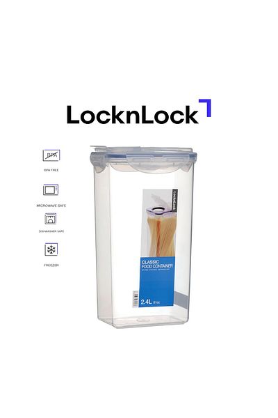 locknlock 2.4L Rectangular  Airtight Food Storage  with Flip Lid