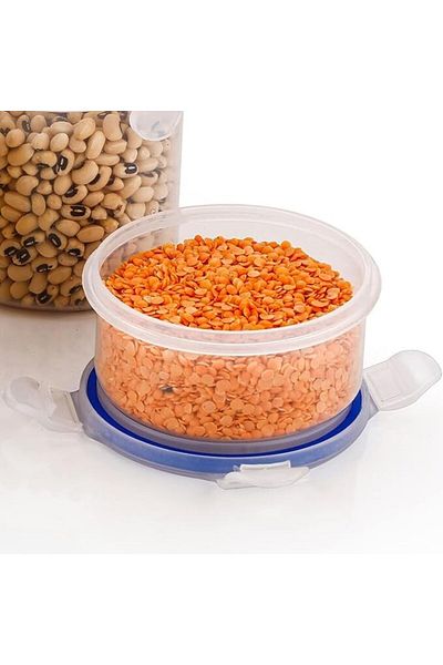 locknlock 600ml  Round  Airtight Food Storage - BPA-Free, Microwave, Freezer, and Dishwasher Safe