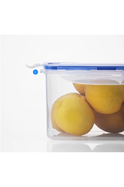 locknlock 4.5L Rectangular Airtight Food Storage- BPA-Free, Microwave, Freezer, and Dishwasher Safe