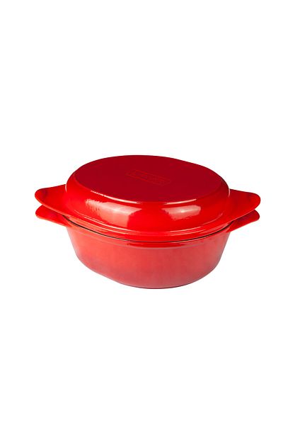 Lava Cast Iron Pot with Solid HandleSize 24x27cm