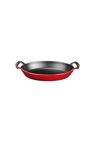 Lava 19x14cm Measurement - Iron Solid Double Handle Oval Sahan Dump