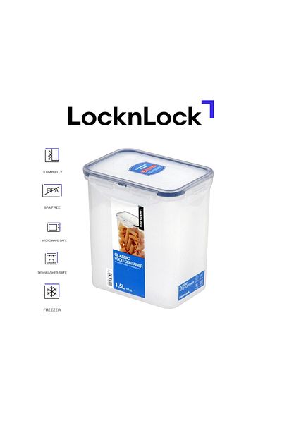 locknlock 1.5L Rectangular Tall Airtight Food Storage Container