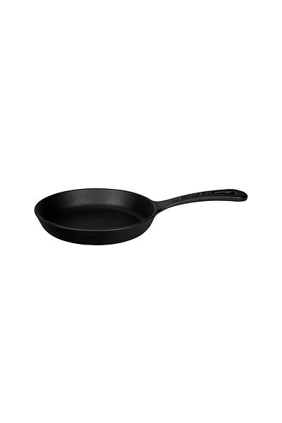 Lava Cast Round Frying Pan with Diameter of 16cm - Solid Handle