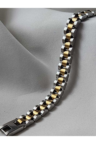 ZÜLİSCH Steel Bracelet Unisex Model Gold Silver