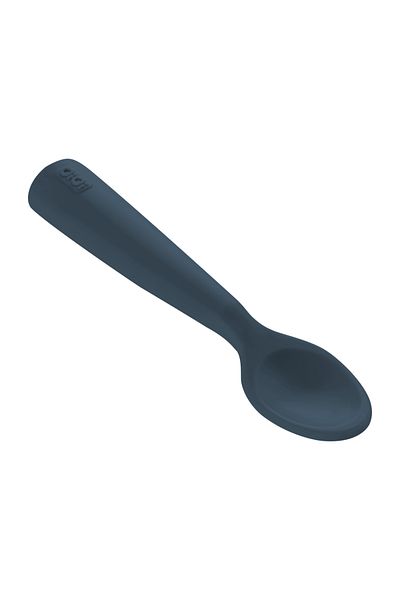 OiOi Nam Nam Silicone Food Spoon - Navy Blue