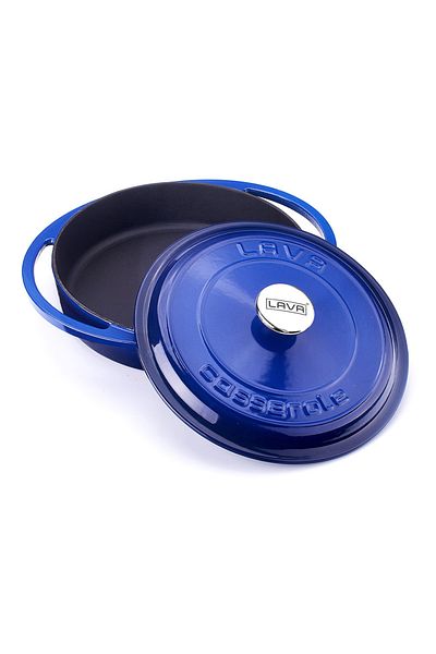Lava Heritage Series - Multi-Purpose Cast Iron Spring Pot, Iron Lid, Diameter(Ø)28Cm