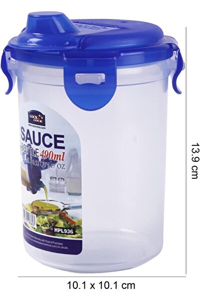 locknlock 490ml Sauce Bottle HPL936 – Durable, BPA-Free Condiment Container, Dishwasher Safe
