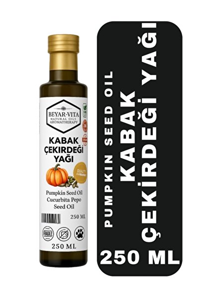 BEYARVİTA Kabak Çekirdeği Yağı – 250 ml – Doğal Soğuk Sıkım - Katkı Içermez -...