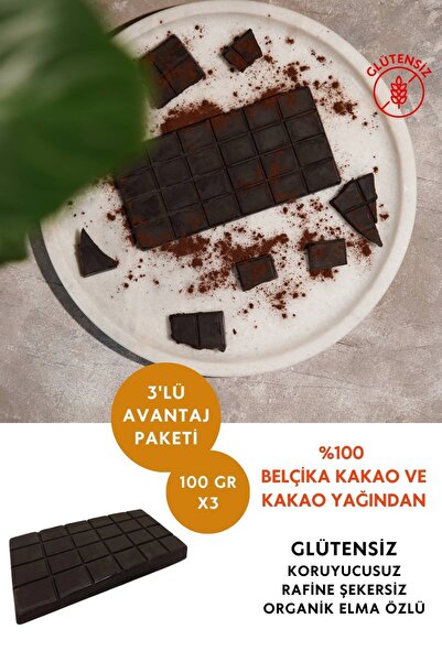 Mikro Herküller Kuvertür Artizan Vegan Glutensiz Rafine Şekersiz %70 Bitter B...