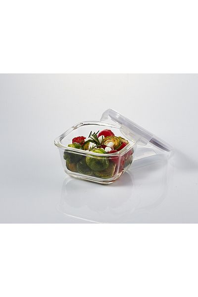locknlock 300ml Oven Glass Square Container – Durable, Microwave Safe Food Storage Solution