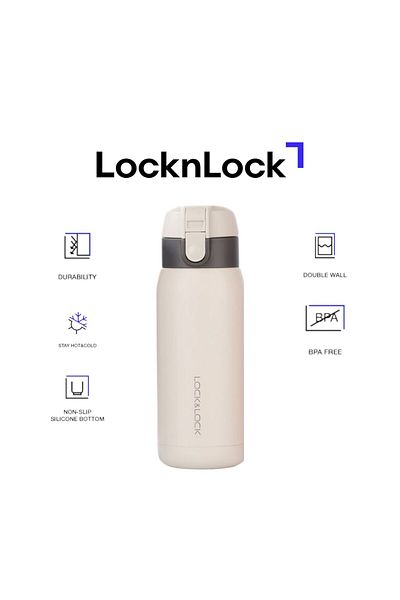 locknlock Chubby Travel Mug  370ml – Ivory