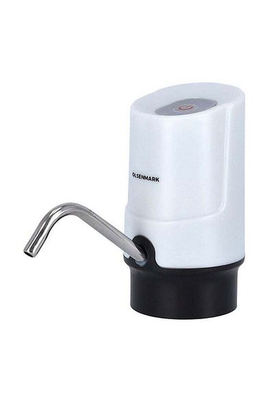 Olsenmark Rechargeable Water Pump | Portable & USB Powered | One-Key Operation | Home, Office, Outdoor Use