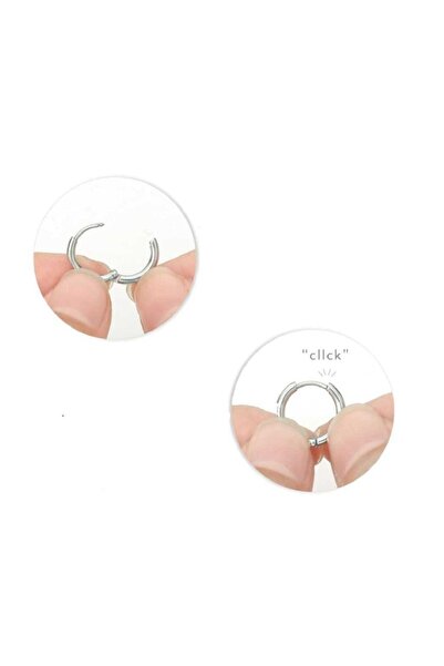 MAZEN 316l Gerçek Çelik Set Halka Küpe Sarı 6 Adet (3 FARKLI BOY) 8mm-10mm-12mm