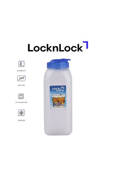 locknlock Aqua 900ml BPA-Free Water Bottle with Flip Lid