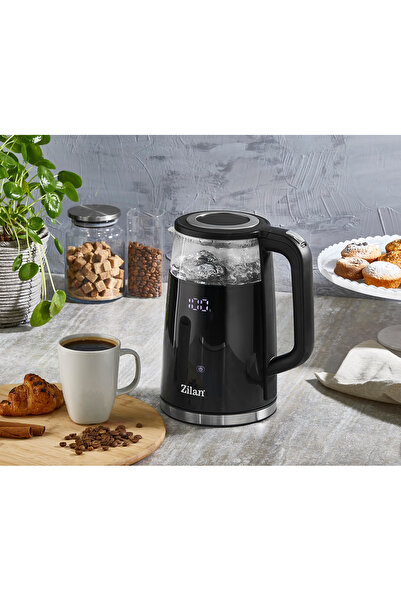 Zilan Zln7859 | Digitális duplafalú vízmelegítő | 1,7 L. Állítható hőmérséklet | Kattle | 2200W