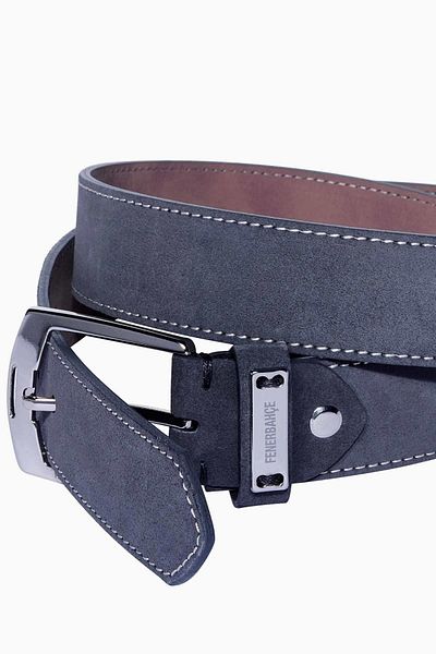 Fenerbahçe Suede Leather Sports Belt Anthracite - Ha097Eds20