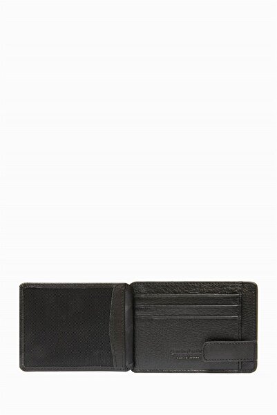 DAMY Шкіряний гаманець 521 - Чорний