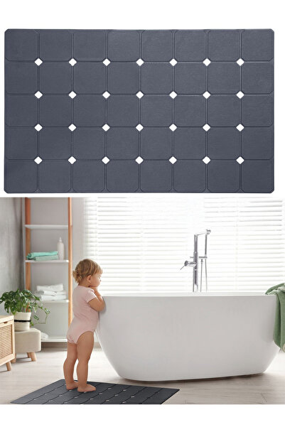 Red Rose Πτυσσόμενο αντιολισθητικό χαλάκι μπάνιου Aqua Luxe με βεντούζα