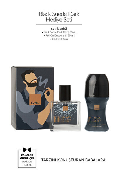 AVON Black Suede Dark Hediye Seti
