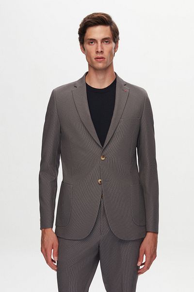 D'S Damat Γκρι Slim Fit Magic κοστούμι