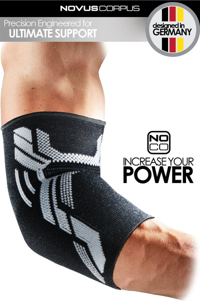 NOVUS CORPUS NO CO Fitness Spor Dirseklik Unisex Elbow Sleeve Spor Antrenman Destek Gym Ortopedik Dirseklik - 1 Adet