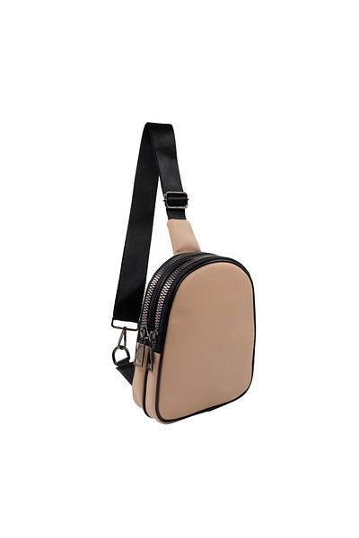 gio&mi Alessi Body Crossbody Bag Dark Beige Natural