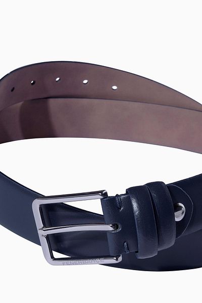 Fenerbahçe Genuine Leather Classic Belt Navy Blue - Ha097Eds35