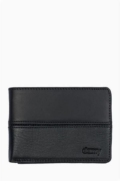 DAMY Genuine Leather Men's Wallet 315 - Black