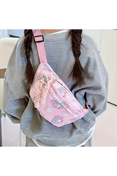 GlassySKY My Melody (Benim Melodim) Çocuk Bel Çantası Çapraz Vücut Çantası