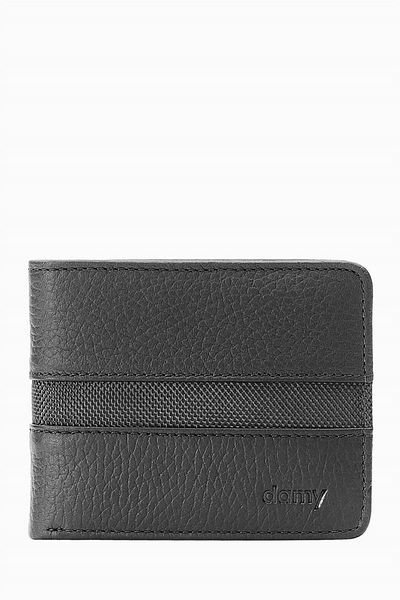 DAMY Genuine Leather Men's Wallet 293mg - Black