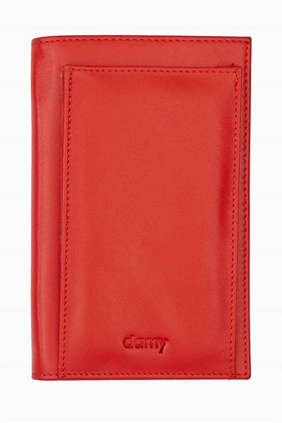 DAMY Genuine Leather Notebook Note Holder 709 - Red