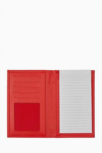 DAMY Genuine Leather Notebook Note Holder 709 - Red