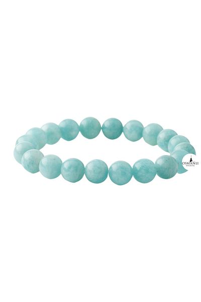 OSMANLI DOĞAL TAŞ Amazonite 10mm Natural Stone Bracelet