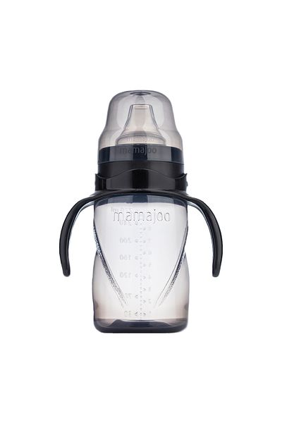 Mamajoo Spillproof Drinking Cup with Handle, 270 Ml, Black, 6 Months, 1 Piece
