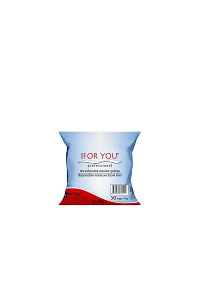 More For You غطاء مانيكير للاستعمال مرة واحدة 50 قطعة