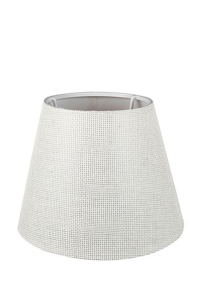 Eslight غطاء مصباح كريمي من الخوص - 22 سم Ea98