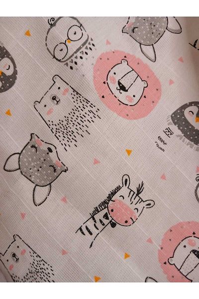 LEBUAS 100% Organic Cotton 2-Piece Muslin Blanket Set