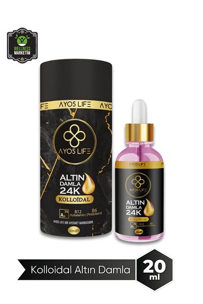 ayosnet 200 Ppm Colloidal Gold Drops - 20ml